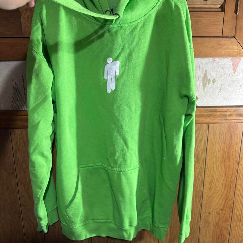 Green Billie‎ Eilish hoodie Size XL